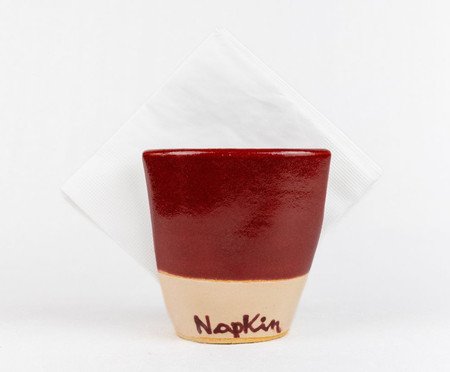 Porta Guardanapos Napkin Vermelho | Westwing