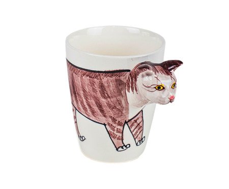 Caneca Pet Gato Malhado | Westwing