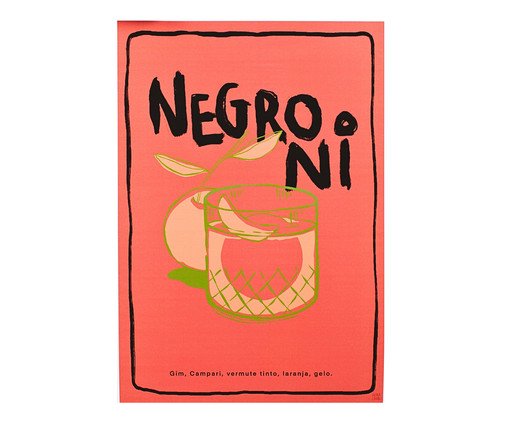 Pôster Negroni, Colorido | WestwingNow