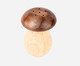 Saleiro de Madeira Cogumelo, Bege | WestwingNow
