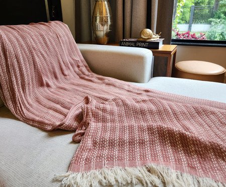 Manta Para Sofá Decorativa - Terracota | Westwing