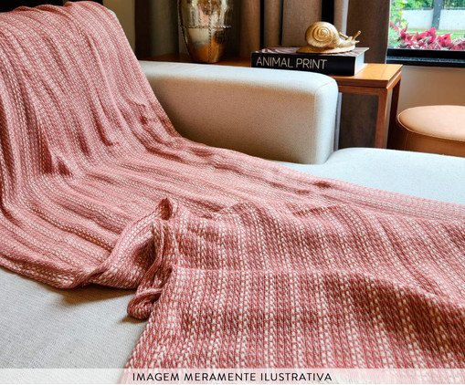 Manta Para Sofá Decorativa - Terracota, Terracotta | WestwingNow