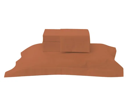Jogo De Lençol Prime Tinto  Terracota | Westwing