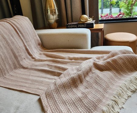 Manta Para Sofá Decorativa - Rosê | Westwing