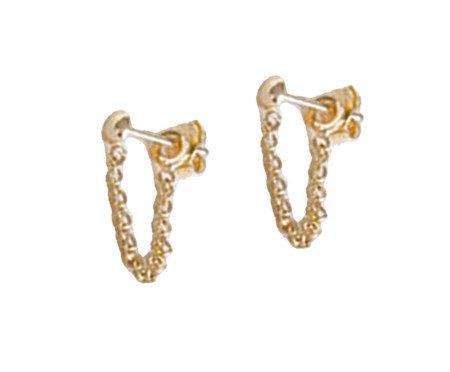Brinco Corrente Dourado | Westwing