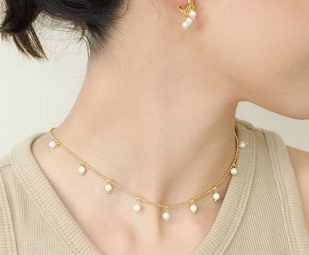 Choker Pontos de Pérolas | Westwing