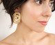 Brinco Circulos Bold Dourado, Dourado | WestwingNow
