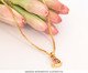 Colar Triangulo Zirconia Rosé, Dourado | WestwingNow