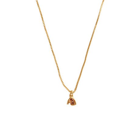 Colar Triangulo Zirconia Rosé | Westwing