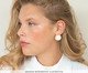 Brinco Bola Off-White e Dourado, Dourado | WestwingNow