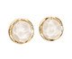 Brinco Bola Off-White e Dourado, Dourado | WestwingNow