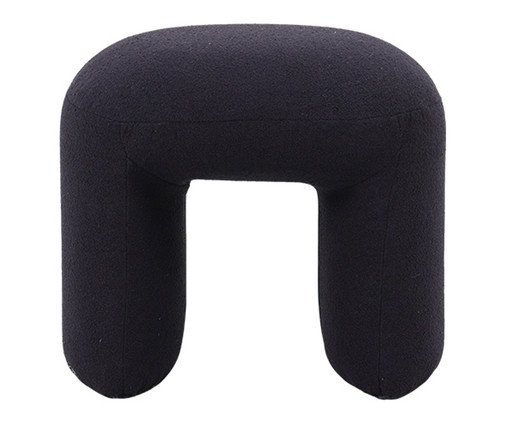 Puff Refugio Boucle Azul Noite, blue | WestwingNow