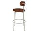Banqueta Serena Tecido Marrom Castanho Base Areia, brown | WestwingNow