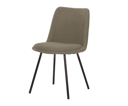Cadeira Selene Boucle Cinza Quente | Westwing