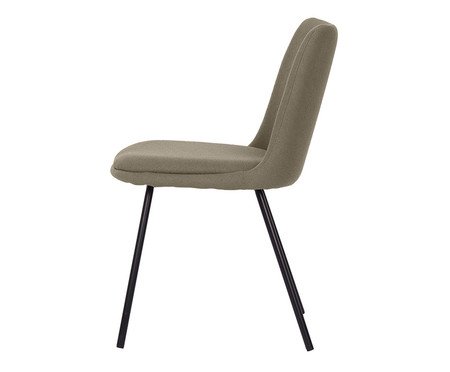 Cadeira Selene Boucle Cinza Quente | Westwing