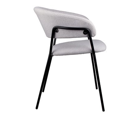 Cadeira Mara Linho Cinza | Westwing