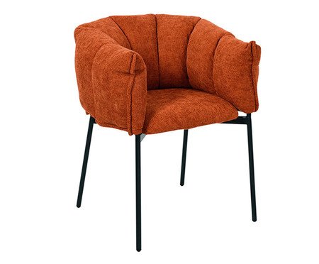 Cadeira Joy Tecido Terracota | Westwing