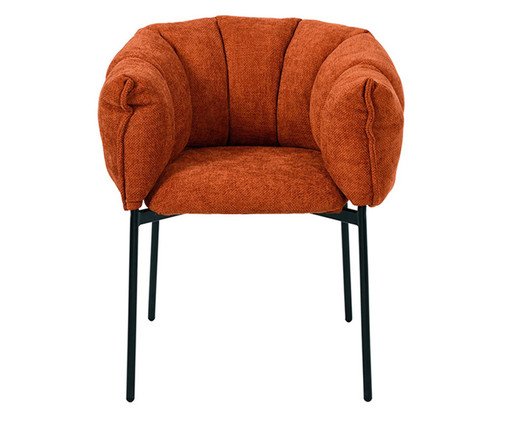 Cadeira Joy Tecido Terracota, Terracotta | WestwingNow