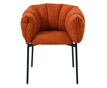 Cadeira Joy Tecido Terracota | Westwing