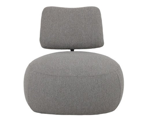 Poltrona Lounge Tecido Cinza, grey | WestwingNow