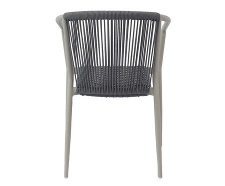 Cadeira Oliveta Corda Cinza Base Areia | Westwing