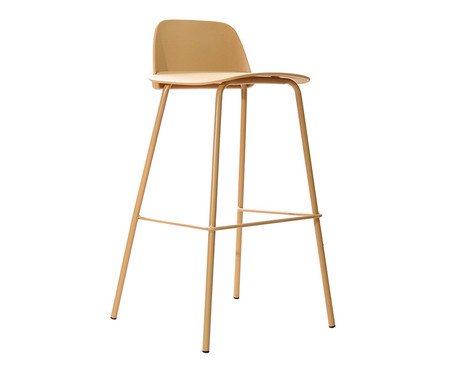 Banqueta Hana Amarelo Mel | Westwing