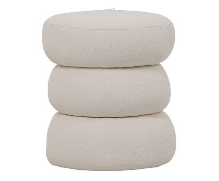 Puff Alma Boucle OPuff White | Westwing