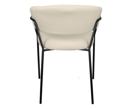 Cadeira Mara Boucle Off White | Westwing
