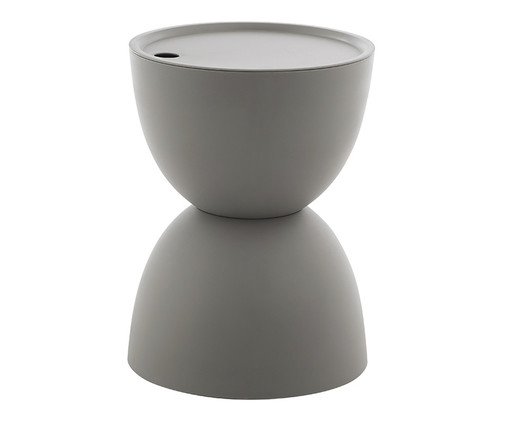 Mesa De Apoio Tempo Grafite, grey | WestwingNow