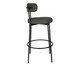 Banqueta Serena Boucle Verde Oliva Base Preta, green | WestwingNow