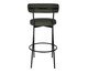 Banqueta Serena Boucle Verde Oliva Base Preta, green | WestwingNow