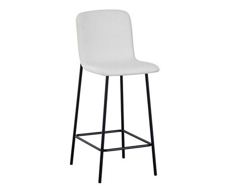 Banqueta Celeste Tecido Off White | Westwing