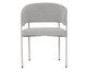 Cadeira Bari Boucle Cinza Base Off White, grey | WestwingNow