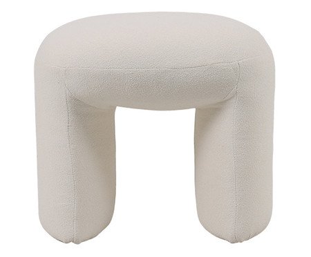 Puff Refugio Boucle OPuff White | Westwing