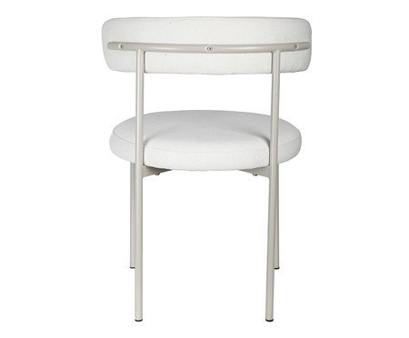 Cadeira Serena Boucle Off White Base Areia | Westwing