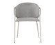 Cadeira Elie Boucle Cinza Base Off White, grey | WestwingNow