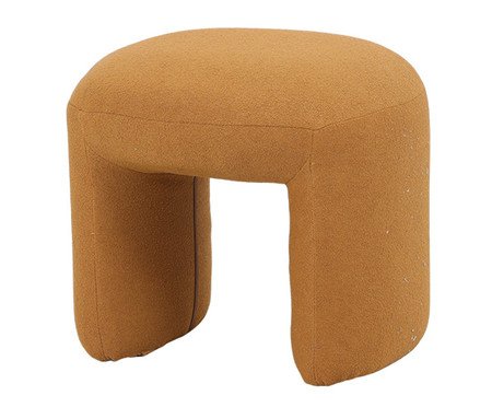 Puff Refugio Boucle Laranja Entardecer | Westwing