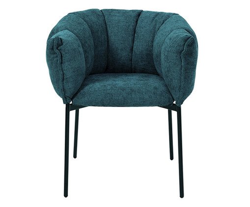 Cadeira Joy Tecido Azul Entardecer, blue | WestwingNow