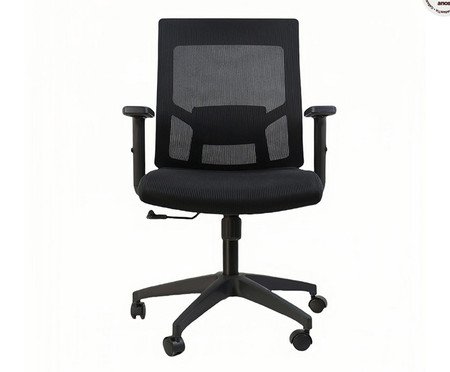 Cadeira Office Dakota Tela Mesh Preta | Westwing