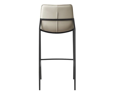 Banqueta Eulalia Fendi Base Grafite | Westwing
