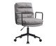 Cadeira Office Arizona Aveludado Cinza, grey | WestwingNow