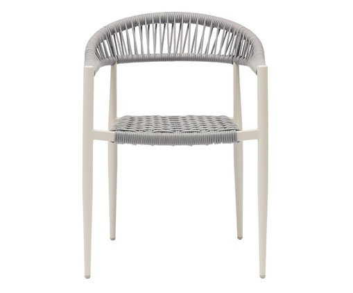 Cadeira Trancoso Corda Cinza Base Areia, grey | WestwingNow