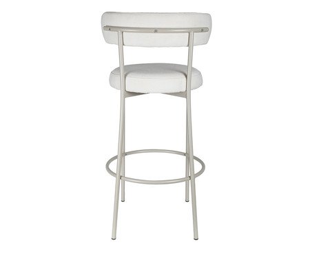 Banqueta Serena Boucle Off White Base Areia | Westwing