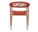 Cadeira Trancoso Corda Terracota Base Castanho Claro, Terracotta | WestwingNow