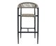 Banqueta Trancoso Corda Fendi Base Grafite, grey | WestwingNow