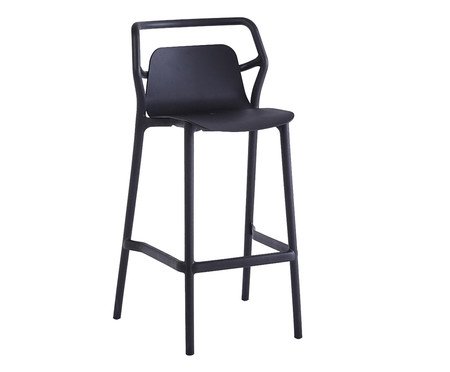 Banqueta Enjoy Preto | Westwing