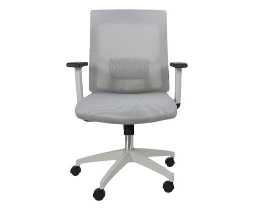 Cadeira Office Dakota Tela Mesh Cinza, grey | WestwingNow