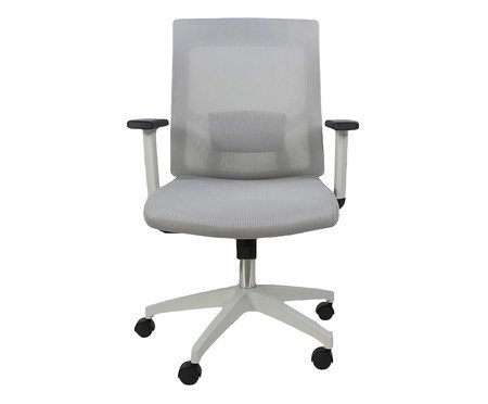 Cadeira Office Dakota Tela Mesh Cinza | Westwing