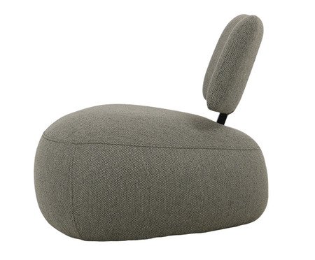 Poltrona Lounge Tecido Verde Stone | Westwing