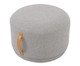 Puff Lounge Tecido Cinza, grey | WestwingNow